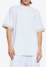 Versace Greca Border Crewneck T-shirt White 1004079 1A11119-2W110