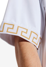 Versace Greca Border Crewneck T-shirt White 1004079 1A11119-2W110