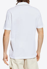 Embroidered Medusa Polo T-shirt