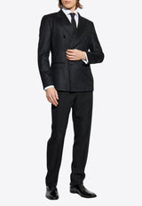 Versace Tailored Wool Tapered Pants 1016648 1A09838-1B000