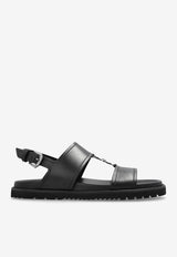 La Medusa Leather Sandals