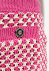 Crochet Knit Mini Shorts