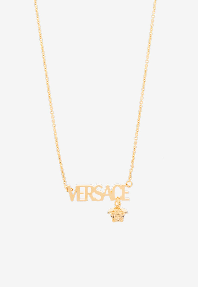 Versace La Medusa Logo Pendant Necklace 1020784 1A00620-3J000