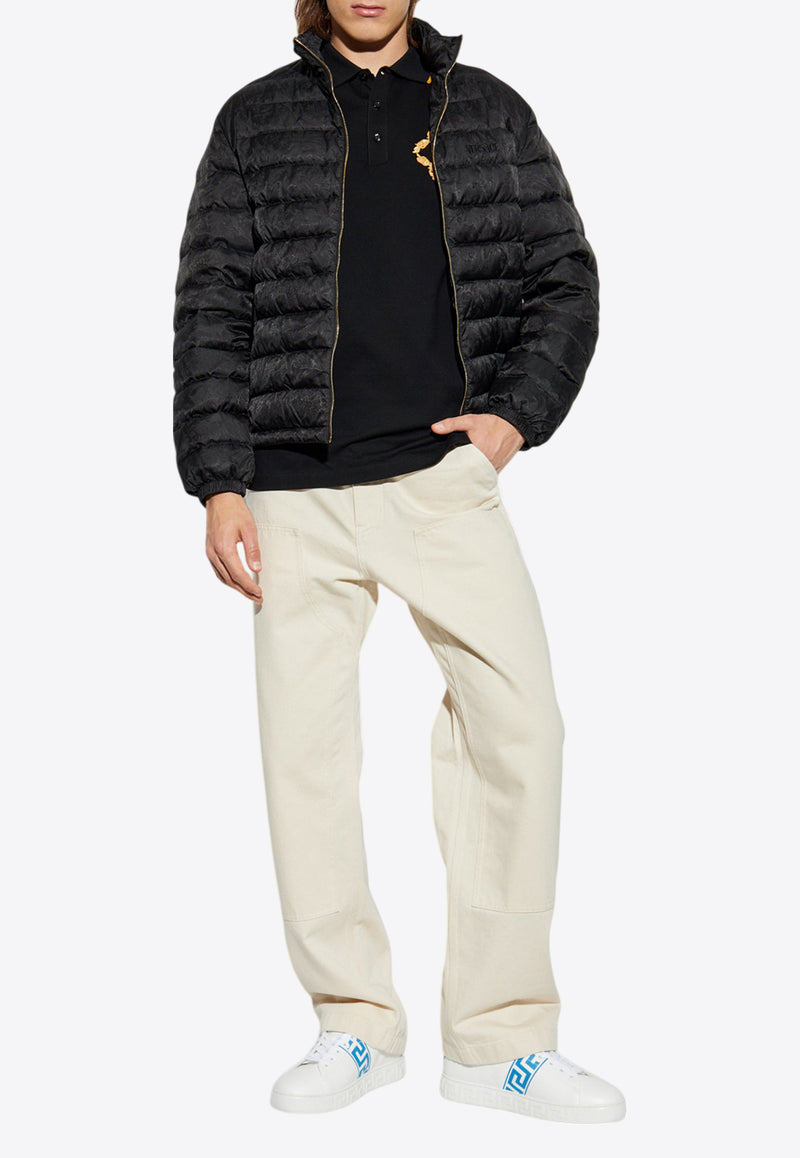 Versace Barocco Jacquard Down Jacket 1020758 1A09785-1B000