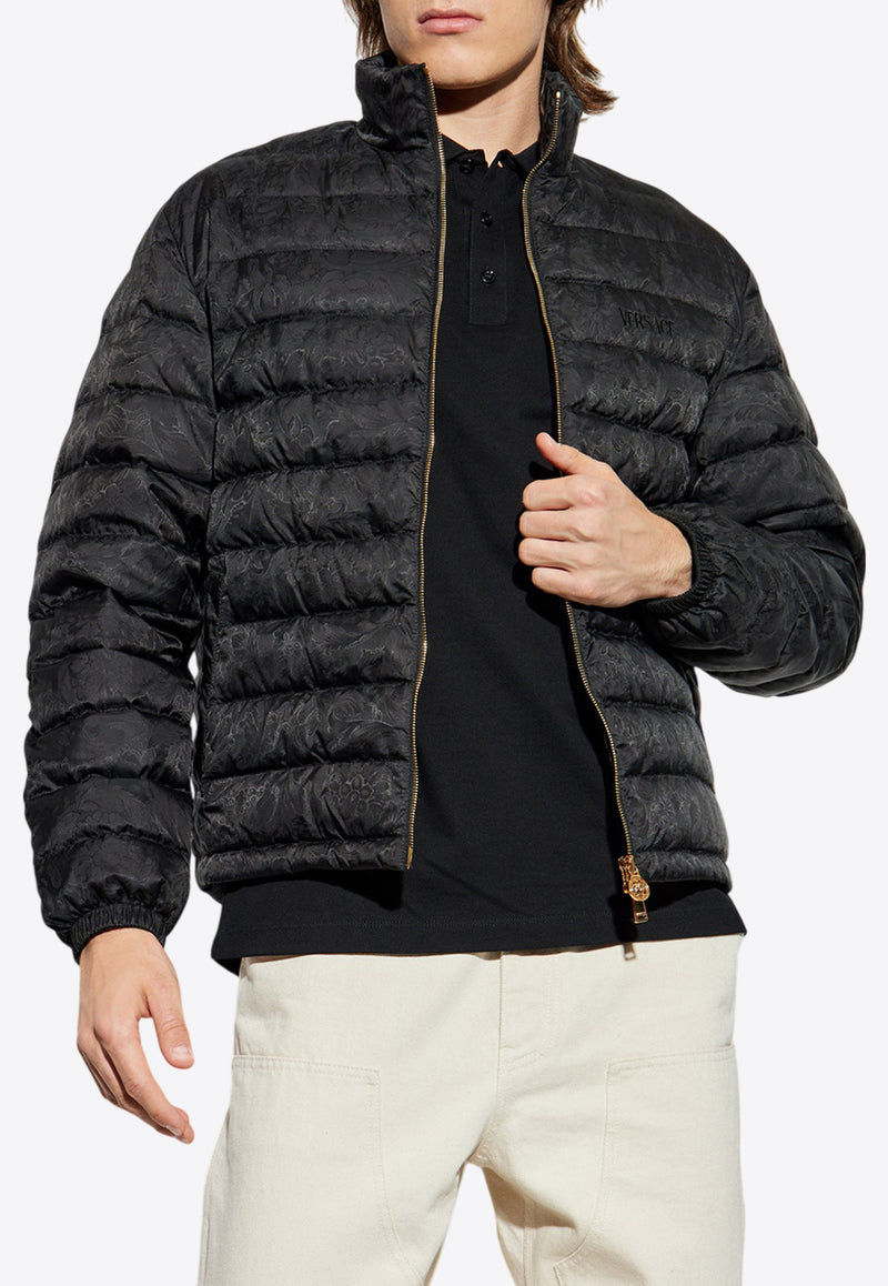Versace Barocco Jacquard Down Jacket 1020758 1A09785-1B000