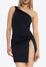 Safety Pin Cover-Up Mini Skirt