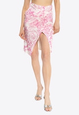 Underwater Barocco Draped Skirt