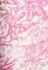 Underwater Barocco Draped Skirt