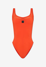 Double T Patch One-Piece Swimsuit