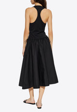 Flared Midi Tank Dress