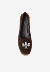 Eleanor Double-T Suede Espadrilles