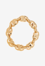 Gemini Link Brass Bracelet