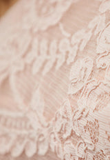 Crush Lace Frill Mini Dress