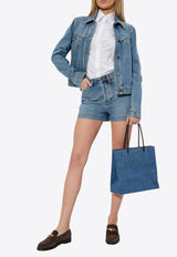 Embroidered Logo Sleeveless Shirt