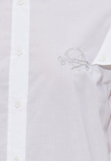 Embroidered Logo Sleeveless Shirt