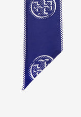 T Monogram Silk Ribbon Tie