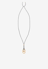 Gemini Pendant Leather Necklace