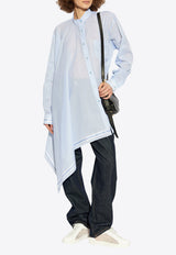 Moschino Mandarin Collar Asymmetrical Shirt 251E A0213 0526-2293