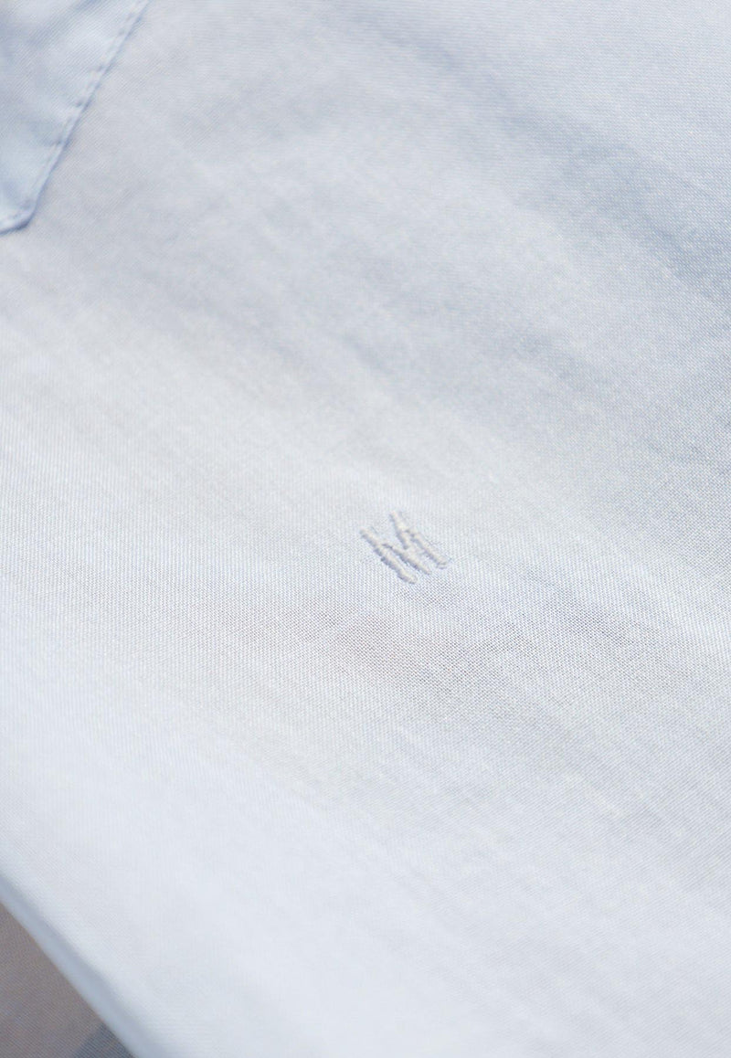 Moschino Mandarin Collar Asymmetrical Shirt 251E A0213 0526-2293