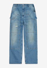 Moschino Jeans with logo Blue 251ZZ A0328 0223-0281