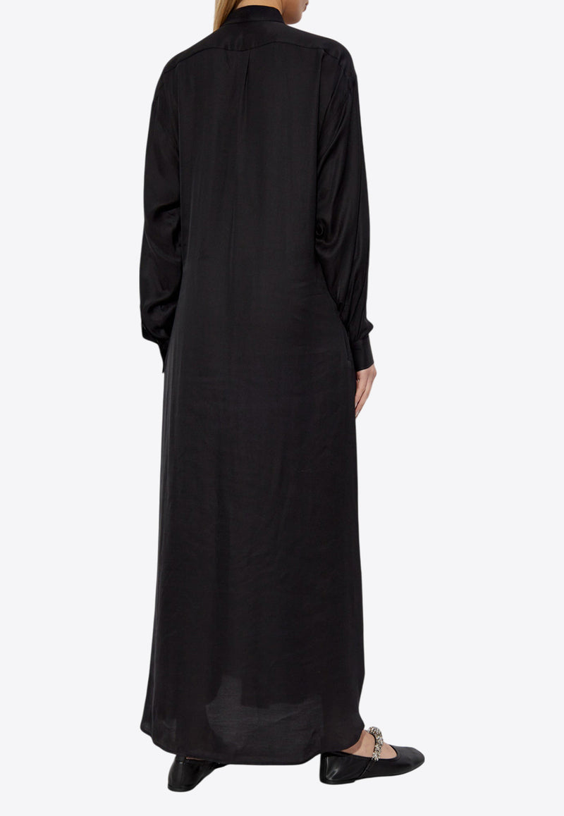 Moschino Maxi Shirt Dress with Waist-Tie 251E A0420 0549-0555