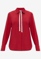 Apollo Long-Sleeved Silk Shirt