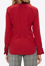 Apollo Long-Sleeved Silk Shirt