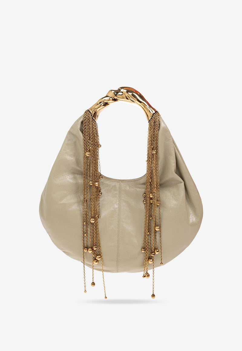 Chloè Twisted Shell Leather Hobo Bag CH25US509 P06-23I