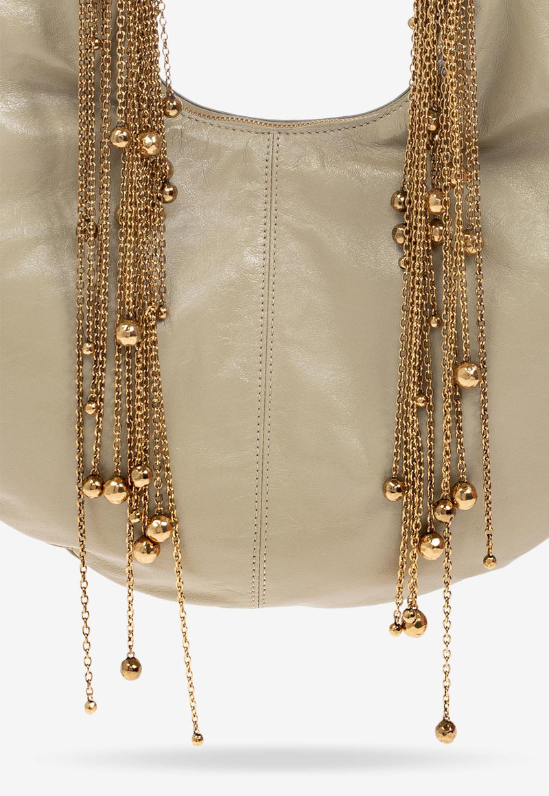 Chloè Twisted Shell Leather Hobo Bag CH25US509 P06-23I