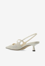 Didi 45 Embroidered Slingback Pumps
