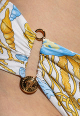 Underwater Barocco Metallic Bikini Bottoms