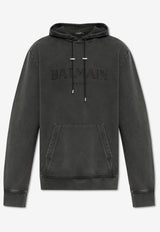 Vintage Logo Embroidered Hooded Sweatshirt