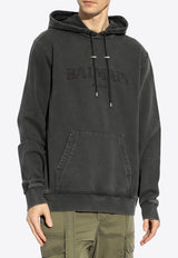Vintage Logo Embroidered Hooded Sweatshirt