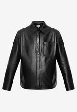 Loewe Leather shirt Black H526Y31L35 0-BLACK
