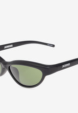 Jacquemus Curvo Cat-Eye Sunglasses Green JAC134 0-C5SUN