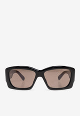 Jacquemus CroisiÃ¨re Square Sunglasses Gray JAC60 0-C1SUN