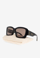 Jacquemus CroisiÃ¨re Square Sunglasses Gray JAC60 0-C1SUN