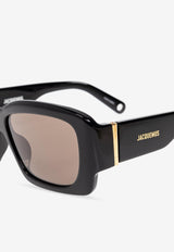 Jacquemus CroisiÃ¨re Square Sunglasses Gray JAC60 0-C1SUN