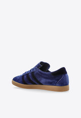Tobacco Suede Low-Top Sneakers