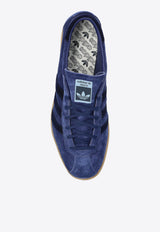 Tobacco Suede Low-Top Sneakers