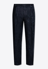 Paisley Jacquard Tailored Pants