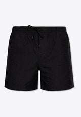 Logo Jacquard Swim Shorts