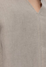 Max Mara Dress Simeone Grey SIMEONE 2511221112-001