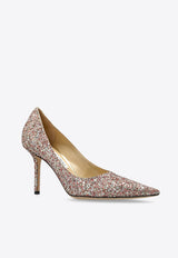 Love 85 Glittered Pumps