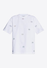 Rhinestone Logo Crewneck T-shirt