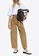 Rhinestone Logo Crewneck T-shirt