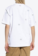 Rhinestone Logo Crewneck T-shirt