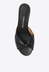 Bulma 45 Spherical Heel Leather Mules