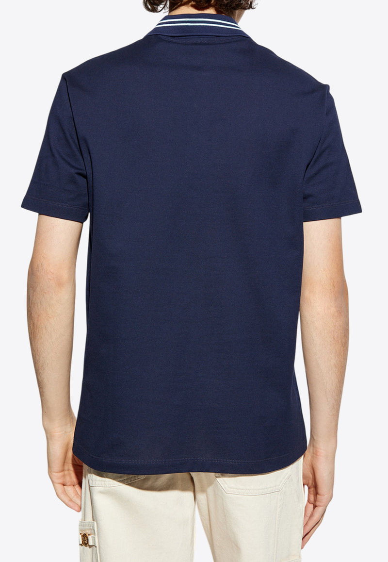 Versace Embroidered Medusa Polo T-shirt 1013906 1A13463-1UI20