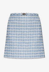 A-line Tweed Mini Skirt